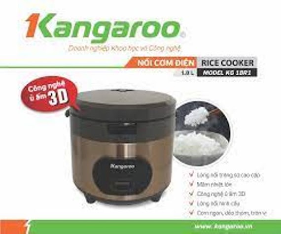 Nồi Cơm Điện Kangaroo Kg18R1 Hàng Chính Hãng Bảo Hành 12 Tháng