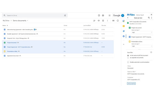 M-Files for Google Workspace™