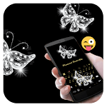 Cover Image of Download Diamond Butterfly Emoji Keypad 1.2 APK