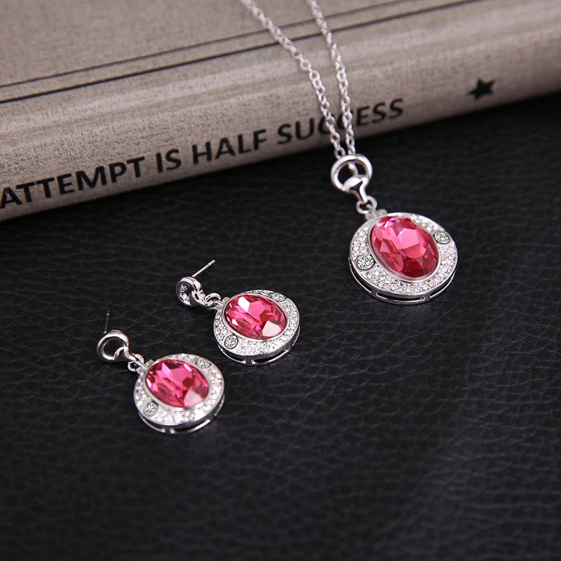 Title 4, Ensemble de Bijoux Diamant, Pêche et Rubis Styl...
