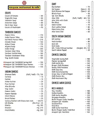 Anupam Restaurant & Cafe menu 1