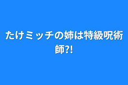 たけミッチの姉は特級呪術師?!