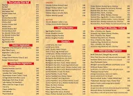 The Calcutta Club menu 1