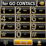 THEME GO CONTACTS GOLD DIAMOND