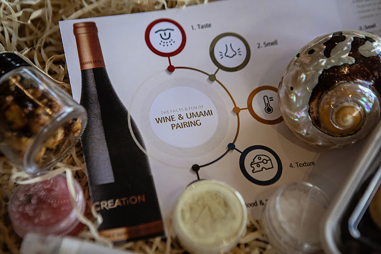 Creation virtual tasting kit.