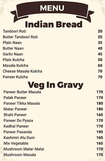 Bong B Hari menu 