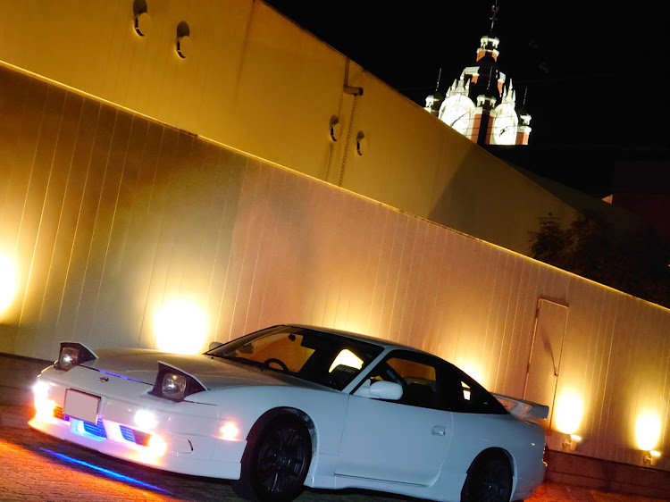 180SXの生存報告・ブルーLEDコラボ・ガソスタは盛れる・夜景コラボ・イルミネーションコラボに関するカスタム事例の投稿画像15枚目