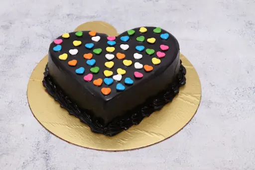 Cholate Heart Jems Cake