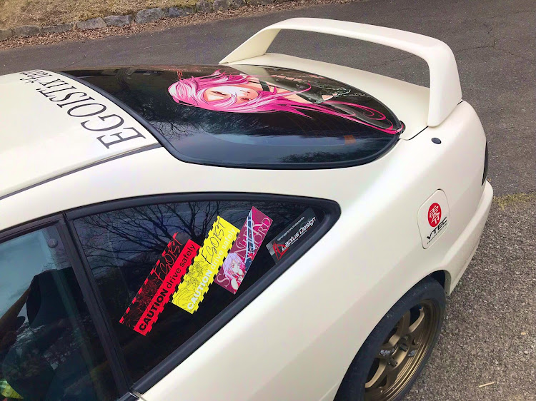 インテグラのEGOIST・chelly・楪いのり・ギルティクラウン・痛車に関するカスタム事例の投稿画像3枚目