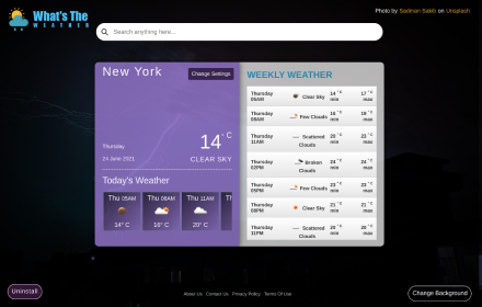 What's The Weather Extension Preview image 0