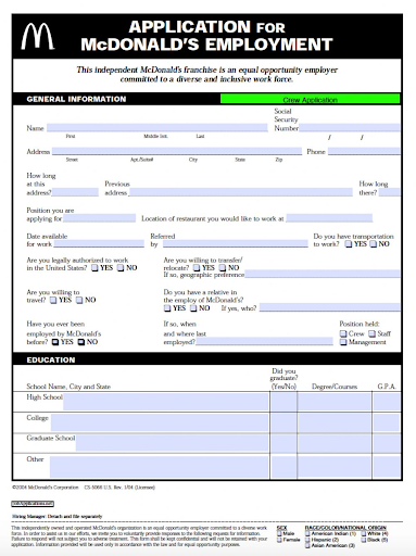 McJobApplication