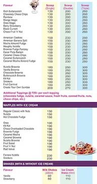 Scoopman Ice Creams & Shakes menu 1