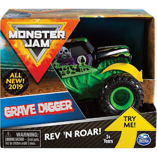 Зеленая машинка Monster Jam Звуки мотора Grave Digger Spin Master за 999 руб.