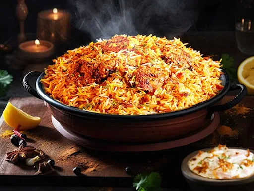 Dum Chicken Tikka Biryani (Boneless, Serves 2)