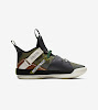 air jordan 33 travis scott army olive black ale brown