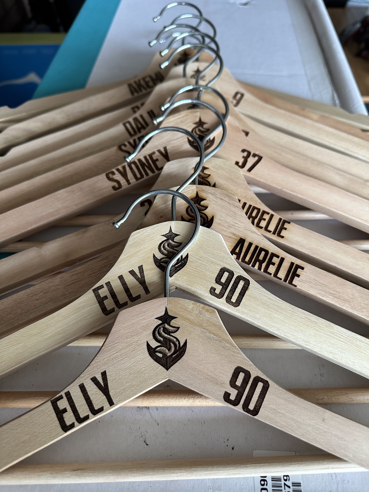 Personalized Jersey Hangers