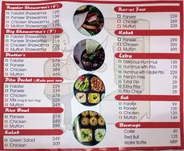 More Then Shawarma menu 