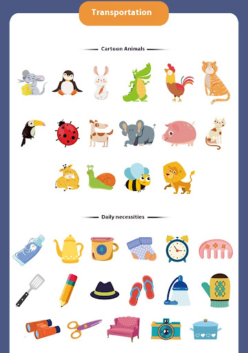 Title 13, Childrens Interactive Match-up Animal Pair Car...