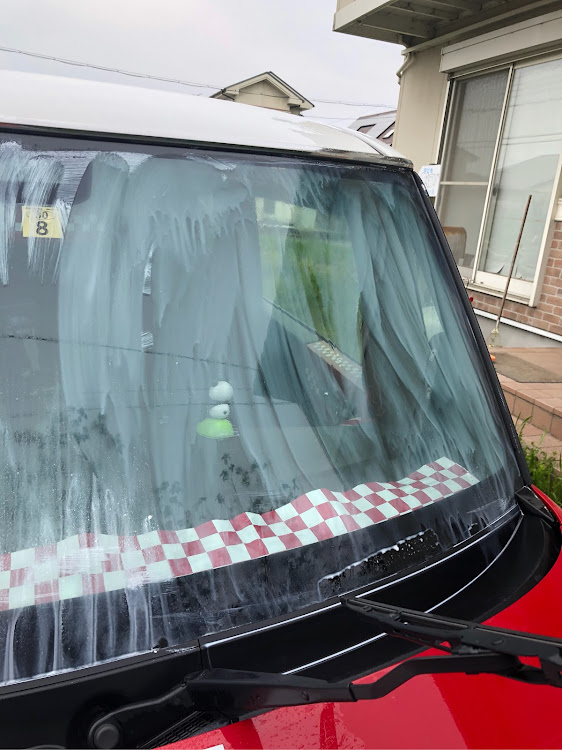 Nボックススラッシュの油膜取りに関するカスタム事例の投稿画像1枚目