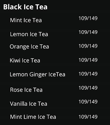 8 Tea menu 