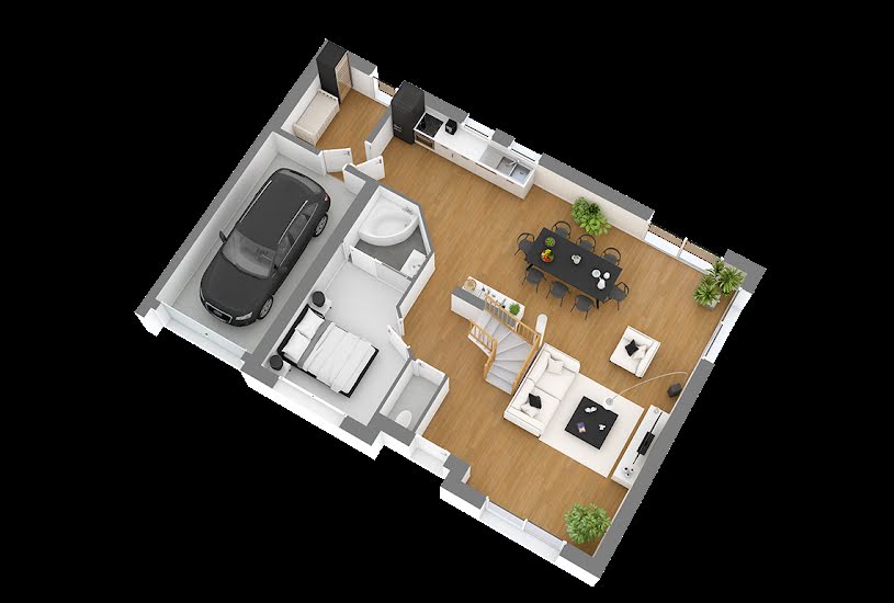  Vente Terrain + Maison - Terrain : 482m² - Maison : 126m² à Gisors (27140) 
