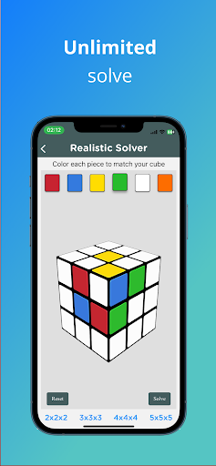 Screenshot Rubik Cube Solver and Guide