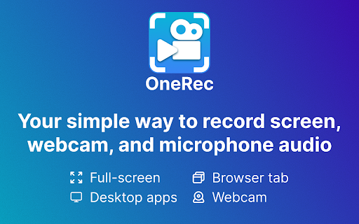 OneRec - Screen Recorder with Audio & Camera screenshot 4