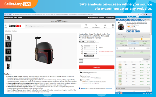 SellerAmp SAS - Amazon FBA Analysis Tool