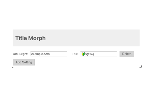 Title Morph