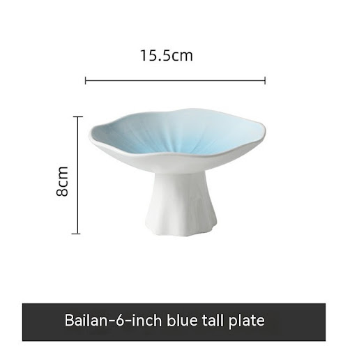 Title 2, Ceramic Home Snacks High-leg Plate Display Dish...