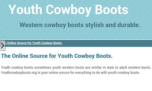 Youth Cowboy Boots
