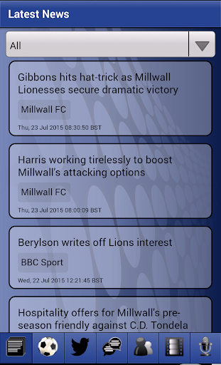 News for Millwall FC