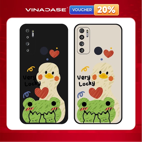 Ốp Lưng Vina Case Vsmart Joy 3/Joy 4/Bee 3/Star 3/Aris/....Dẻo Đen Viền Bảo Vệ Camera Hình Ếch Vịt