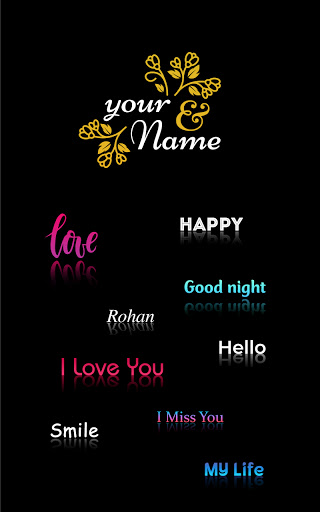 Name Shadow Art Wallpaper : Name Art Photo Editor