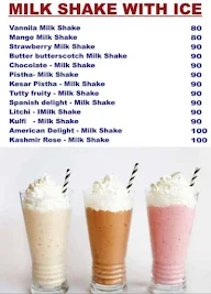 Thamboolam Sweet Pan menu 1