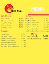 Maggie Mania menu 1