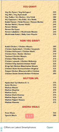 Ganavi V Garden menu 3