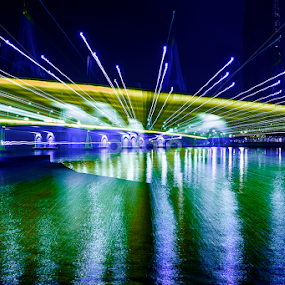 garhoud bridge by Reggie Talledo - City,  Street & Park Street Scenes