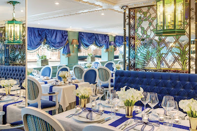 The dining room of Uniworld's S.S. Catherine.