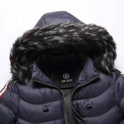 Title 3, Autumn and winter mens Korean style hooded pad...