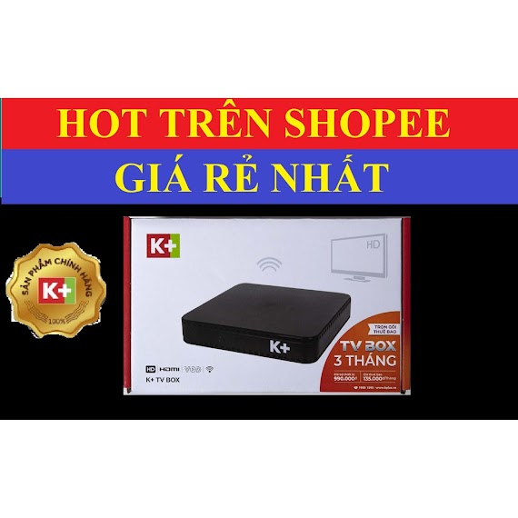 [Khuyến Mãi] Trọn Bộ Truyền Hình K+ Đầu Thu K+ Tv Box Kỹ Thuật Số Chính Hãng