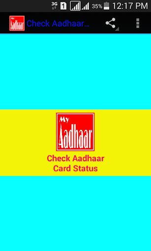 Check Aadhaar Card Status