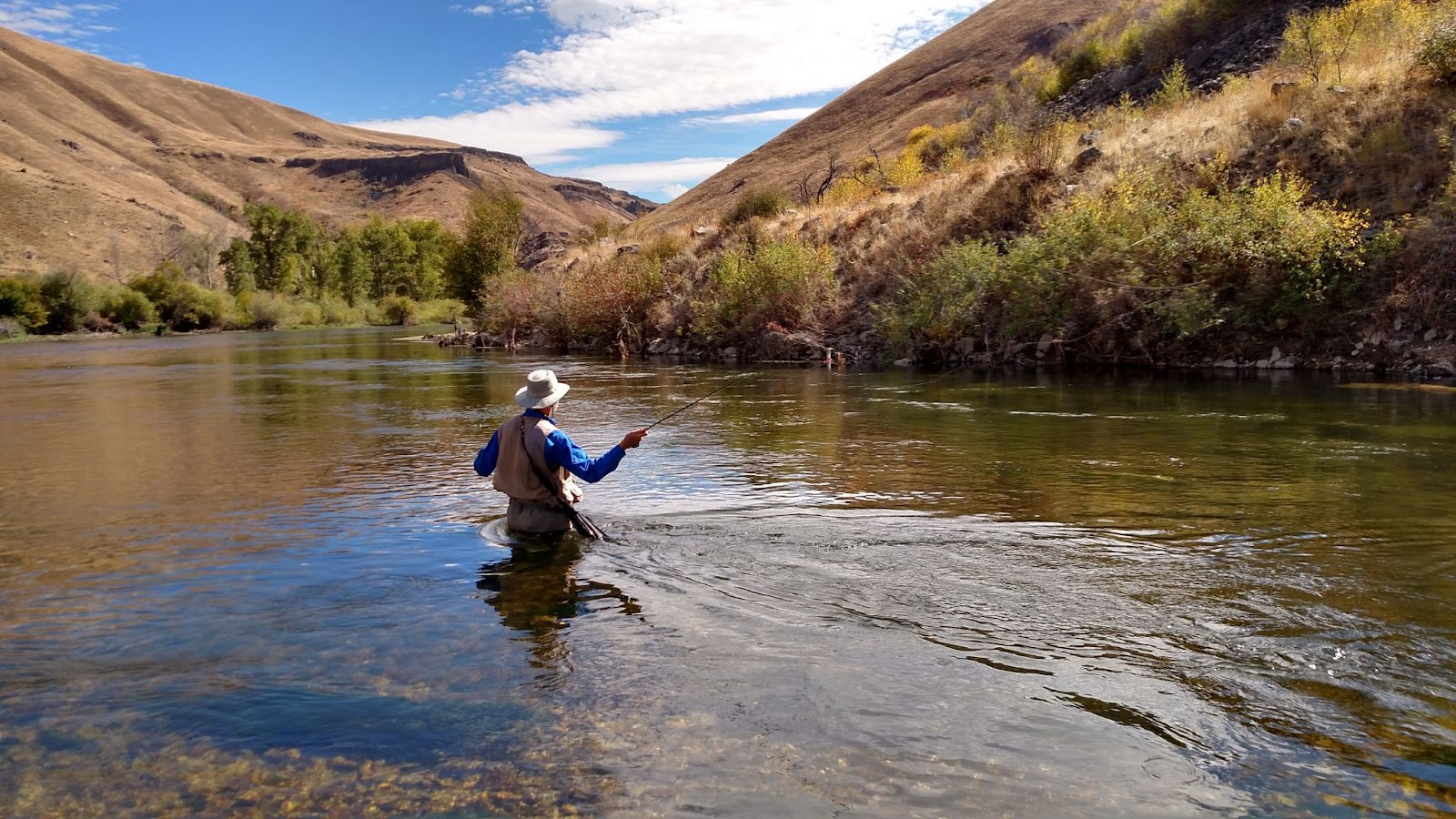 wading and fly fishing