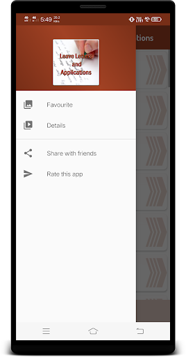 Leave Letters and Applications
