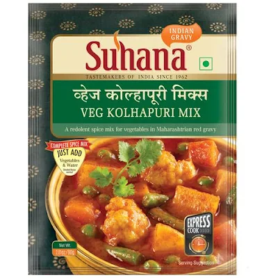 Suhana Spice Mix - Veg Kolhapuri - 80 gm