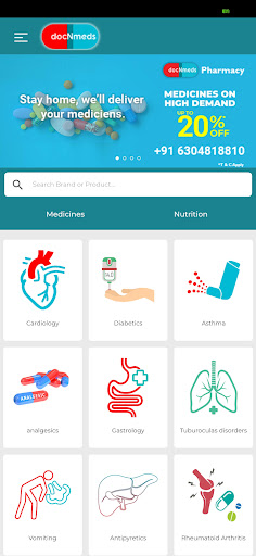 Screenshot docNmeds-Healthcare Eco-System