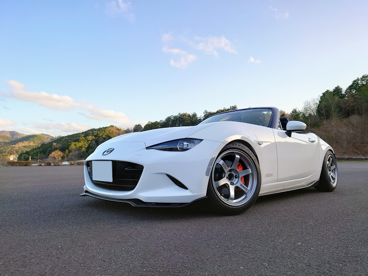 ロードスターのぼっちドライブ・TE37・TE37 ソニック SL・シバタイヤ・近場で撮影に関するカスタム事例の投稿画像3枚目