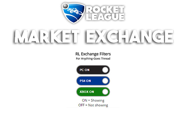 RocketLeagueExchange Anything-Goes Filter