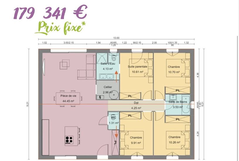  Vente Terrain à bâtir - 3 594m² à Saint-Jean-d'Angély (17400) 