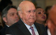 Former President FW de Klerk. File photo.